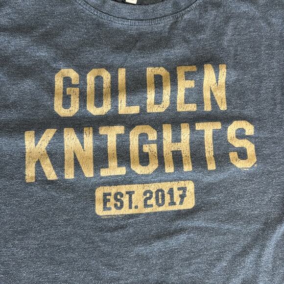 RED JACKET NHL Men’s Gray Vegas Golden Knights Short Sleeve Crew Neck T-Shirt - Picture 3 of 7